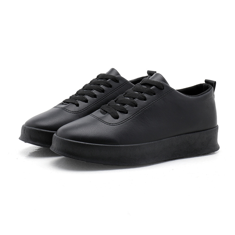 Midnight Black Minimal Sneaker Profile